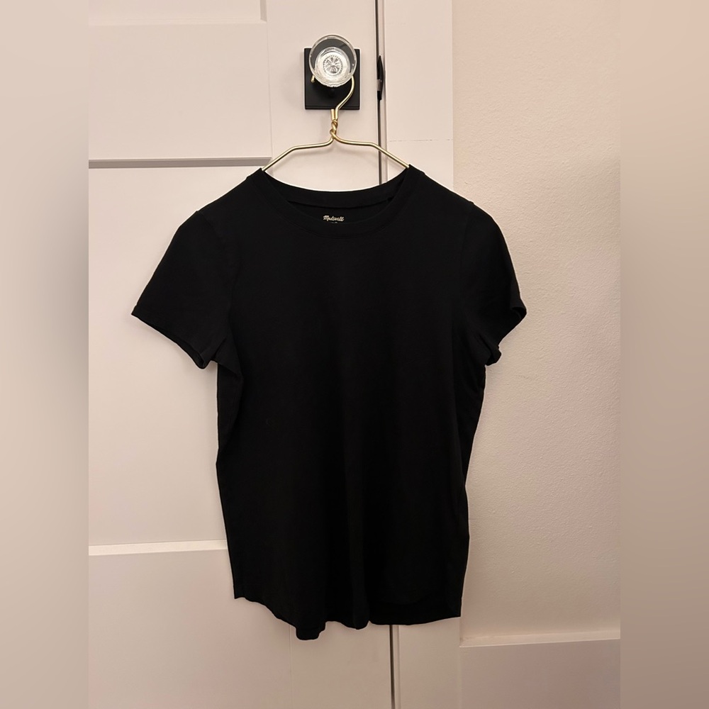 Madewell plain black tee